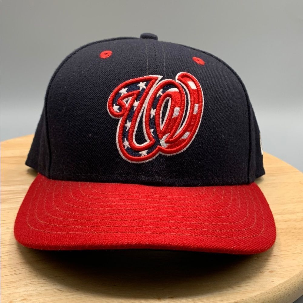 NEW ERA MLB 59FIFTY | 7 3/8 58.7 WASHINGTON NATIONALS AMERICAN FLAG BASEBALL HAT